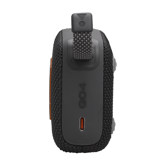 مكبر صوت Go 4 محمول فائق الصغر مقاوم للماء من JBL | أسود مكبر صوت Go 4 محمول فائق الصغر مقاوم للماء من JBL | أسود